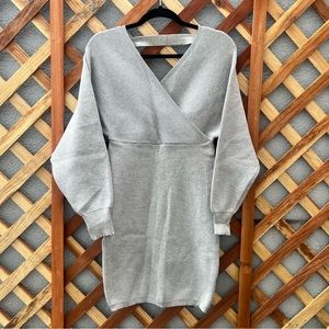 Gray Knit Dress Sz S